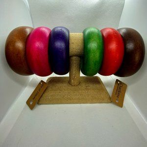 Wood bangles